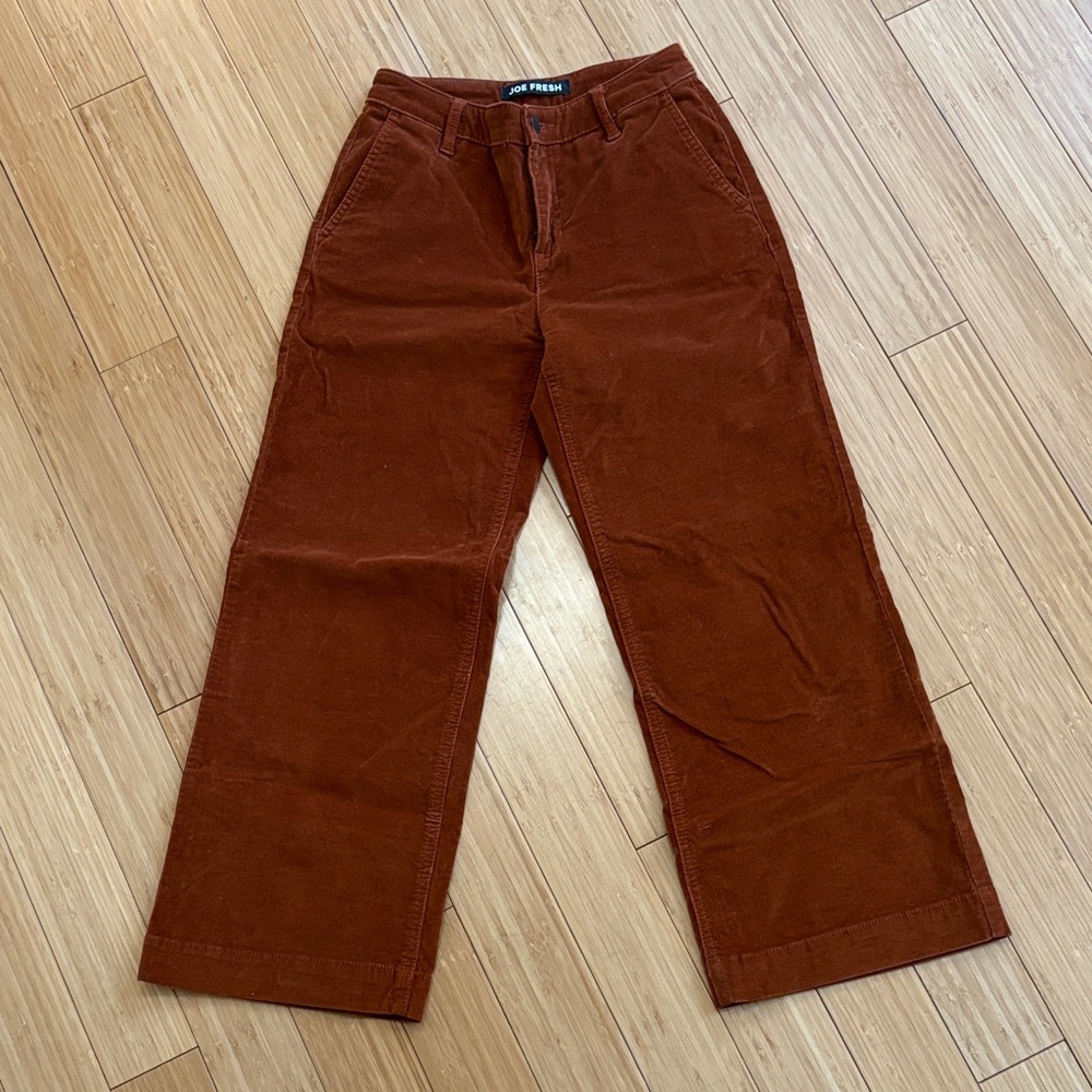 Burnt Orange Corduroy Pants